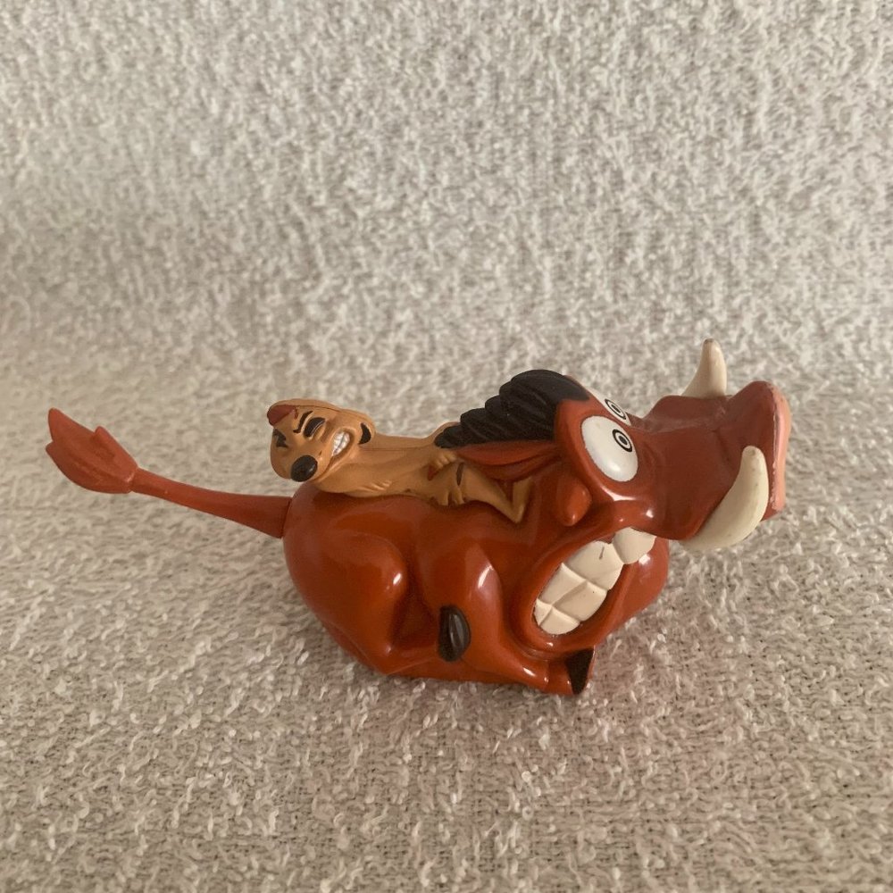 Vintage 90s Disney The Lion King Timon Pumbaa Action Figure Burger King